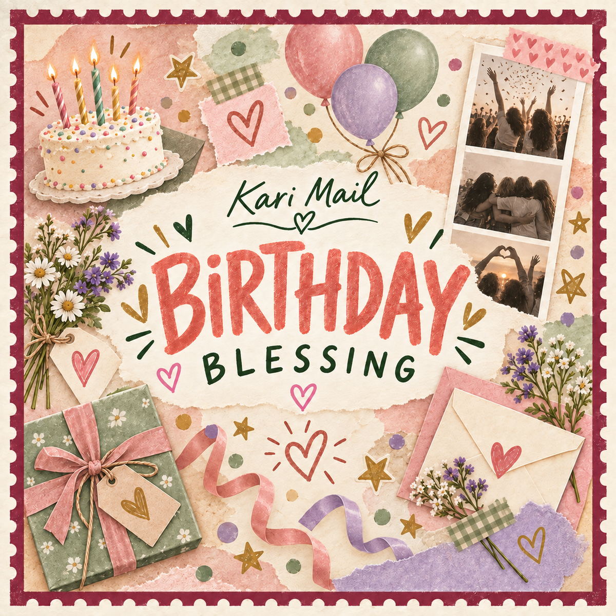 Kari Mail Birthday Blessing collection cover