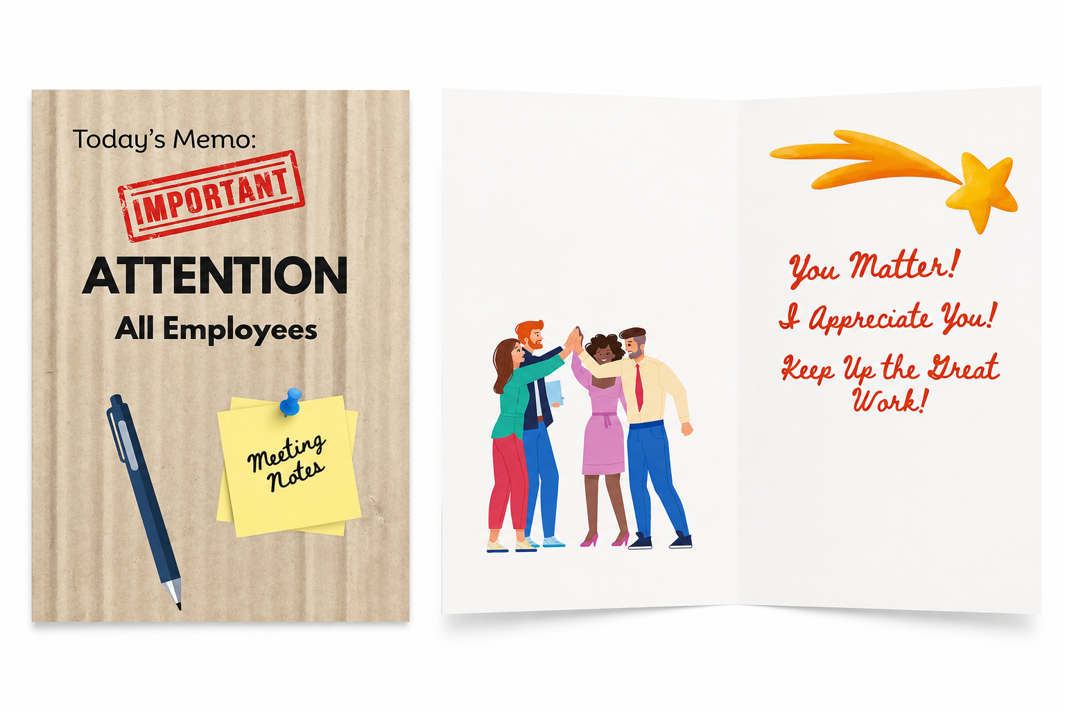 Employee Appreciation Card