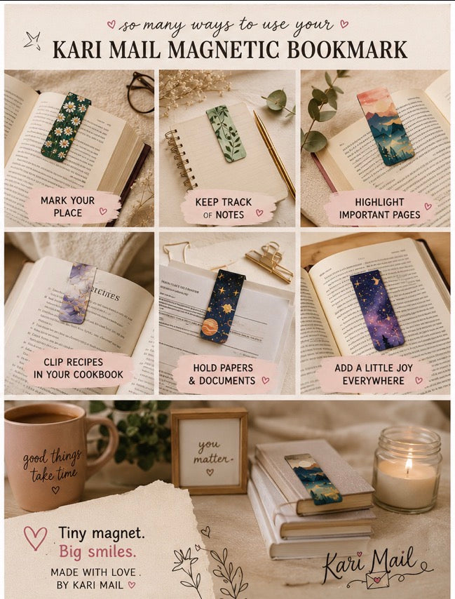 Mystery Treasure ~ Magnetic Bookmark