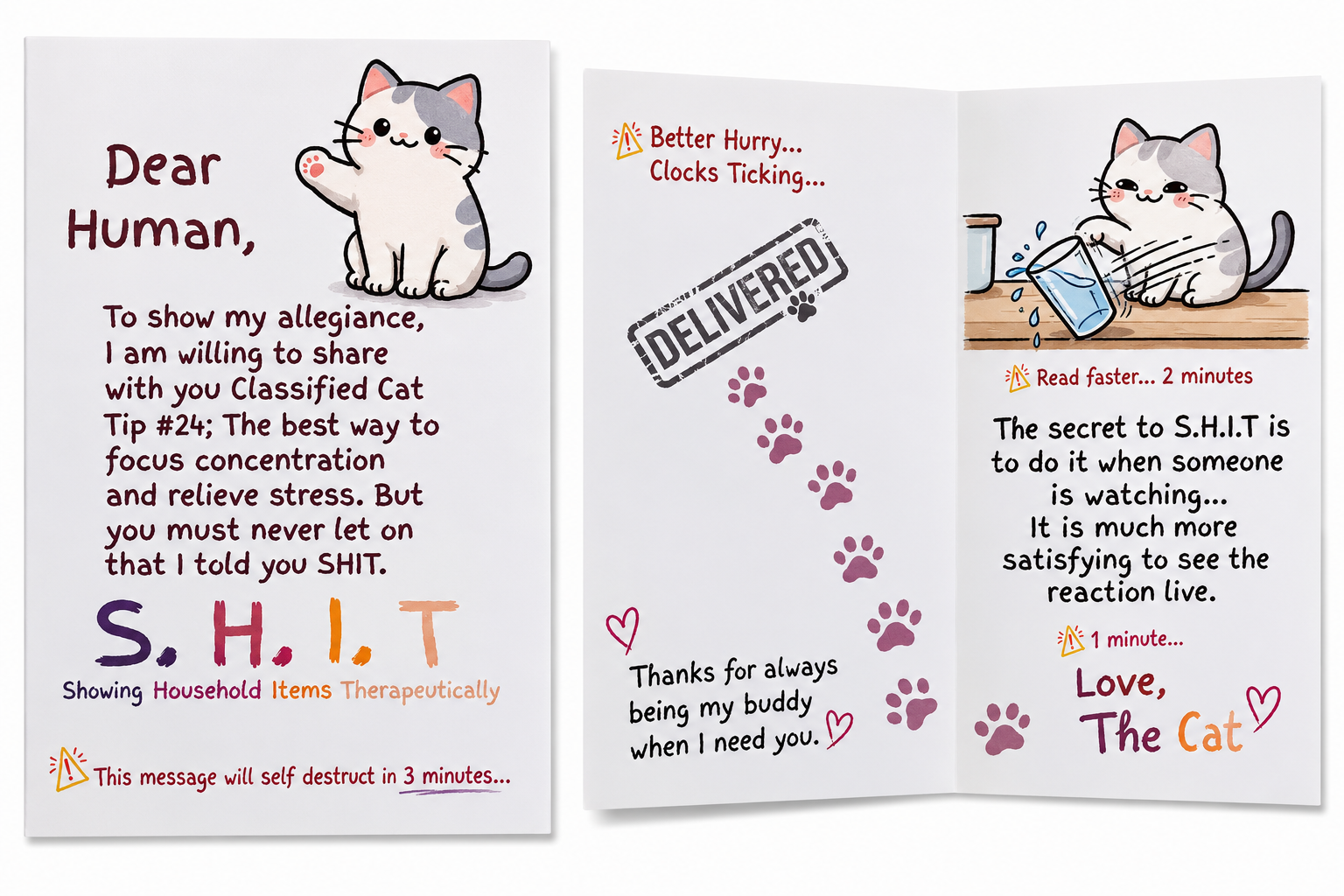 Dear Human ~ Classified Cat Tip #24 Card