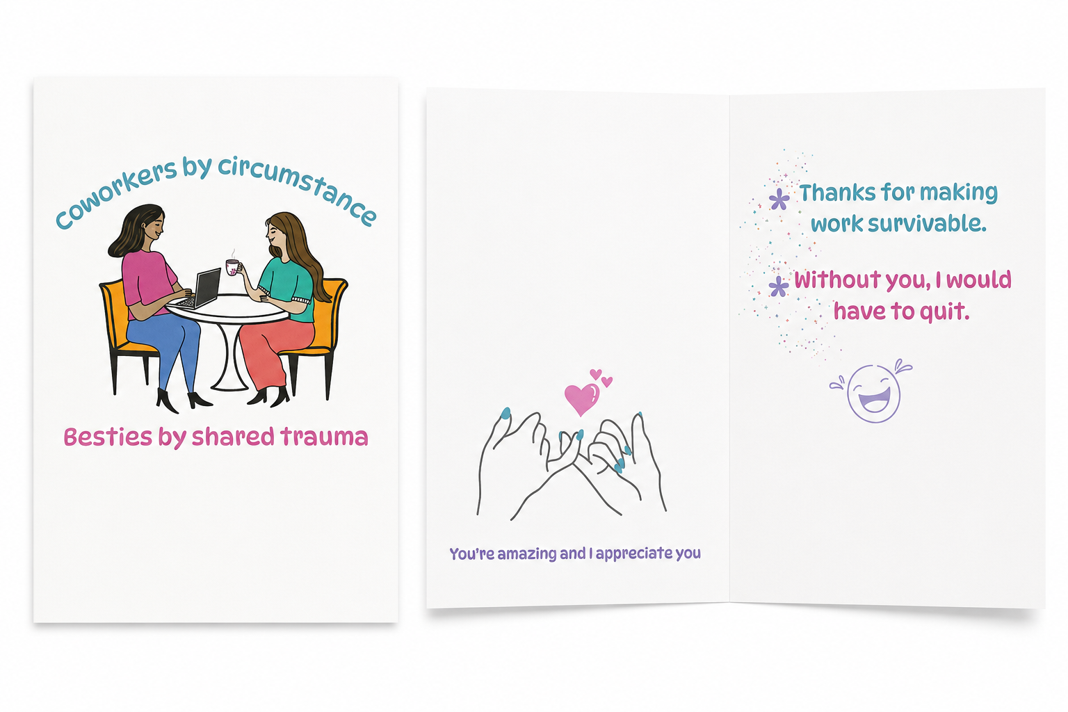 Coworkers - Bestie Card