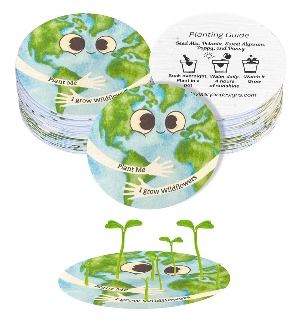 Mystery Treasure ~ Plantable Wildflower Seed Paper Earth