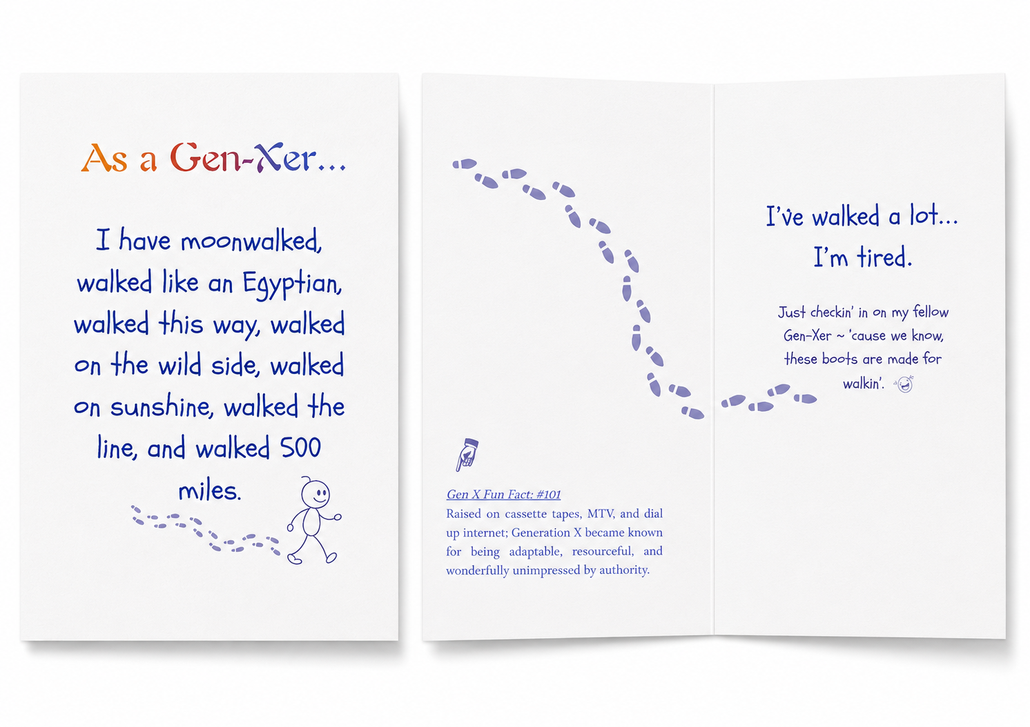 Gen X Humor Card