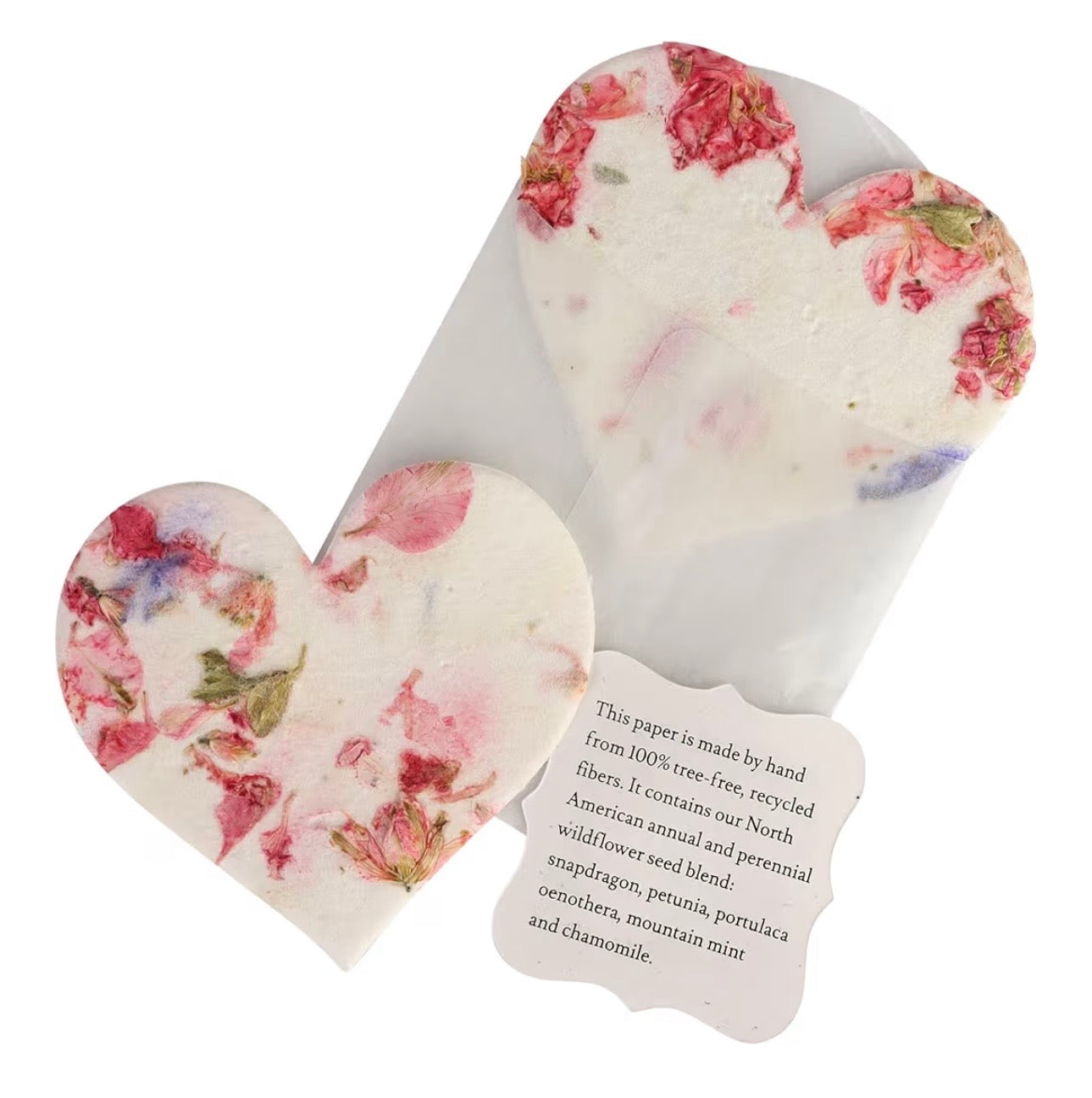 Mystery Treasure ~ Plantable Wildflower Heart Seed Paper