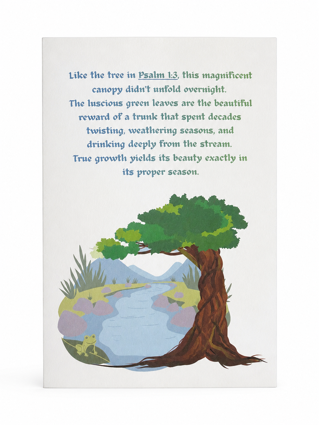 Inspirational Tree Card