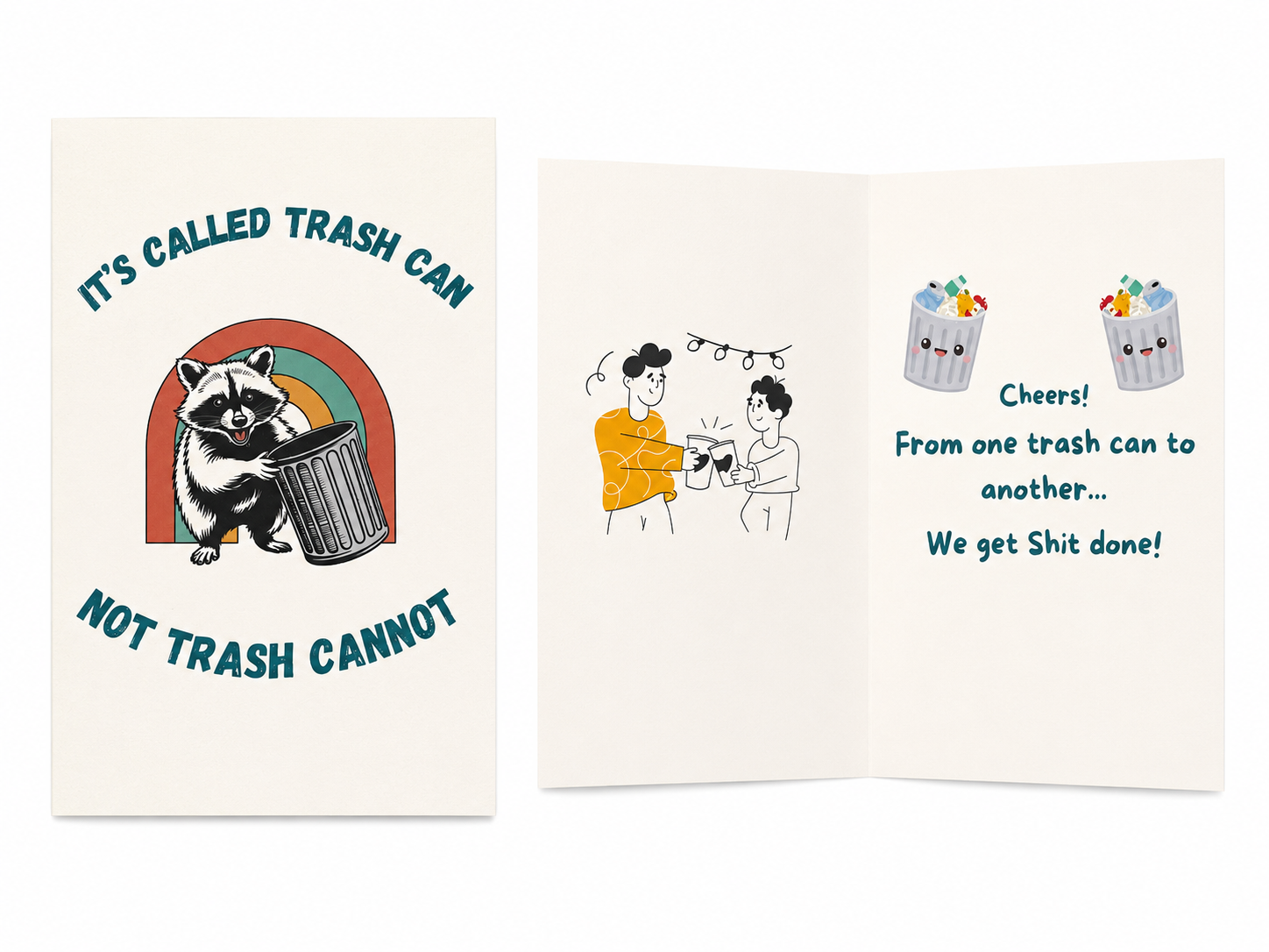 Trash Can Card