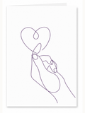 Kari Mail A Little Love blank greeting card front
