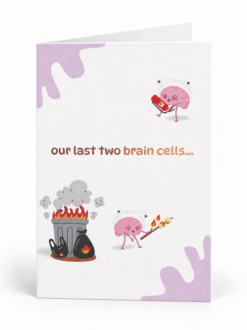 Best Work Mate folded greeting card front