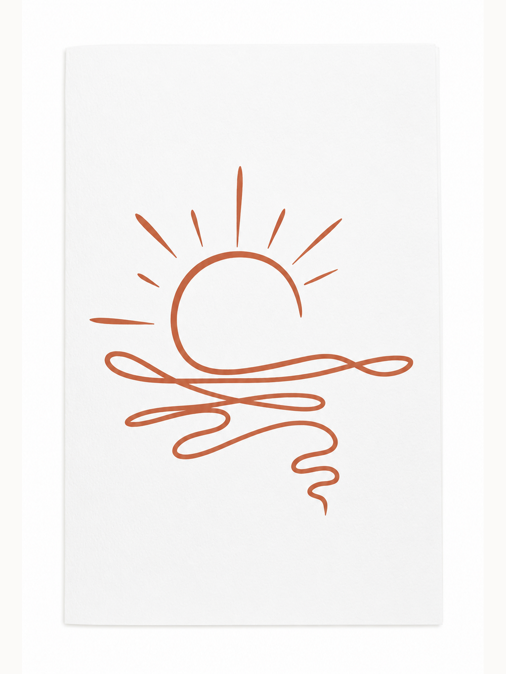 Kari Mail Fresh Start blank greeting card front