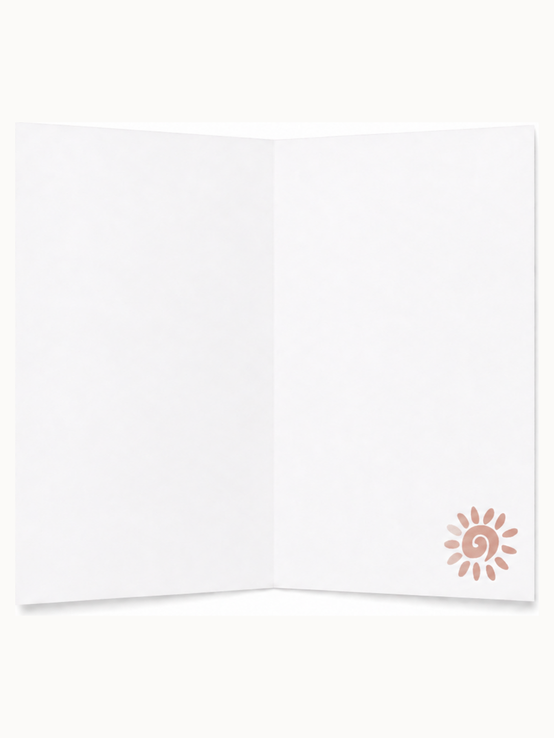 Kari Mail Fresh Start blank greeting card inside
