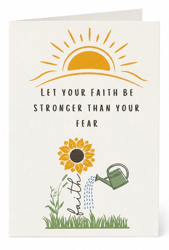 Let Your Faith be Strong Card