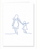 Kari Mail Hand in Hand blank greeting card front