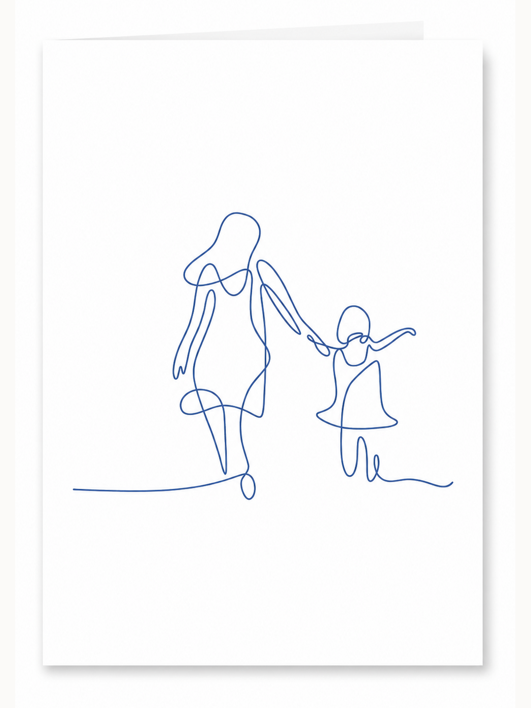 Kari Mail Hand in Hand blank greeting card front