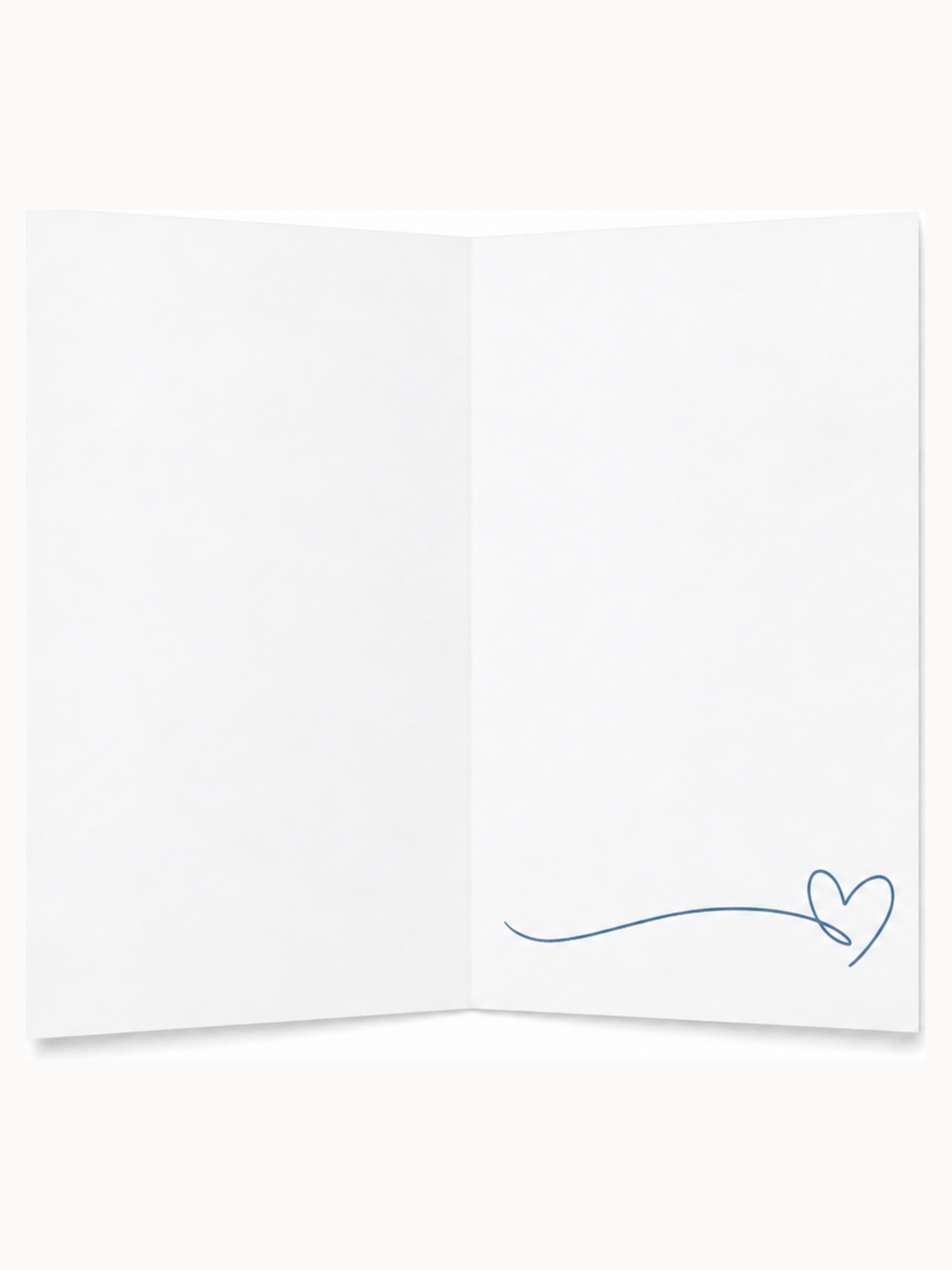 Kari Mail Hand in Hand blank greeting card inside