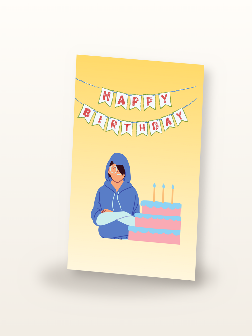 Happy Birthday Celebration Card front