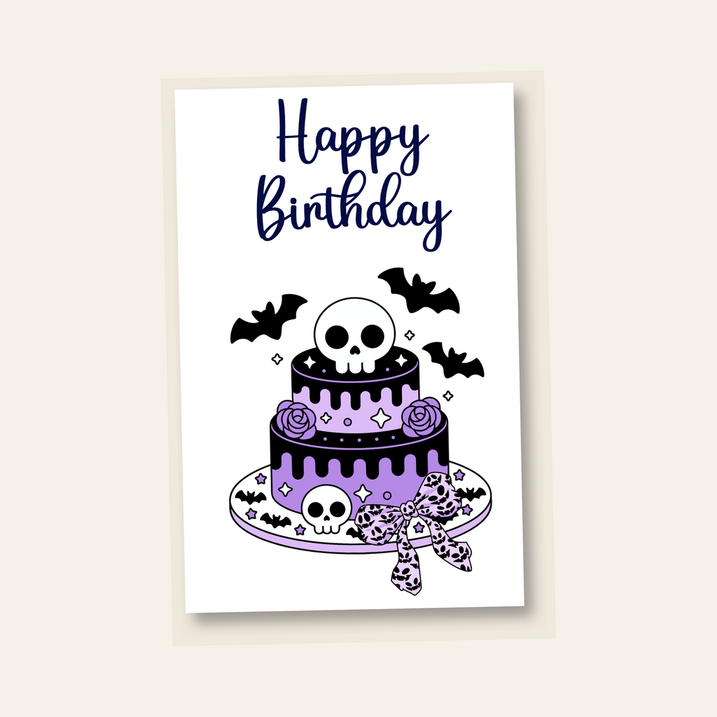 Happy BOO-thday birthday card front