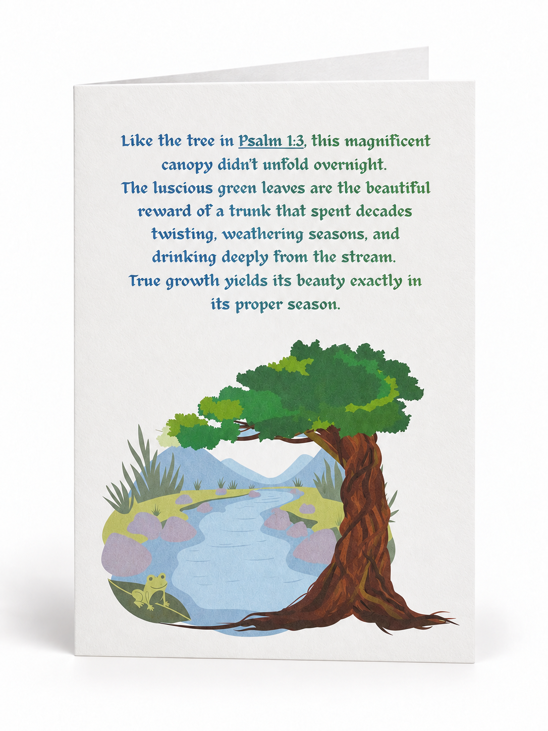 Inspirational Tree card front