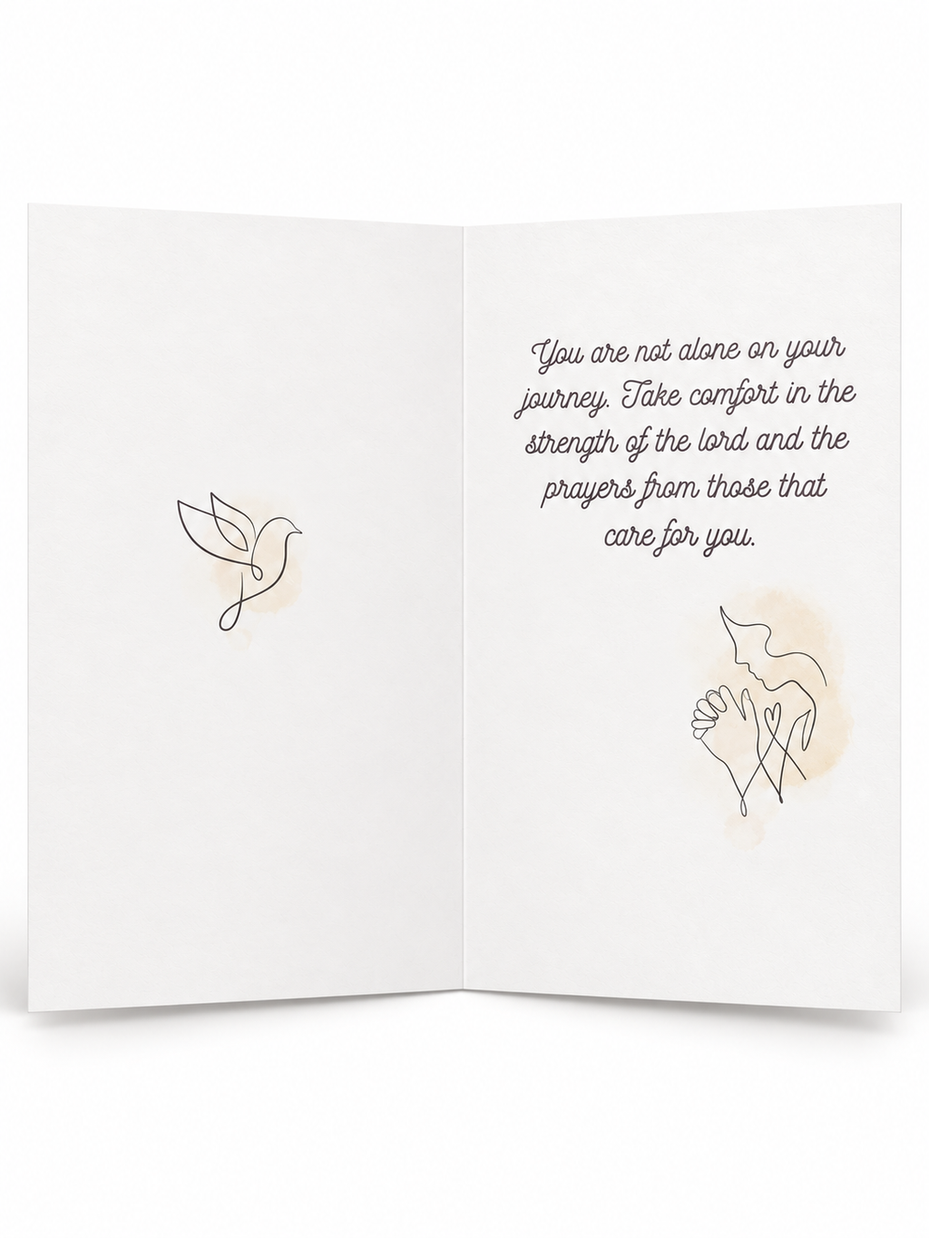 Inspirational Tree card inside