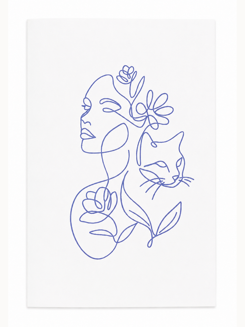 Kari Mail Kindred Spirits blank greeting card front
