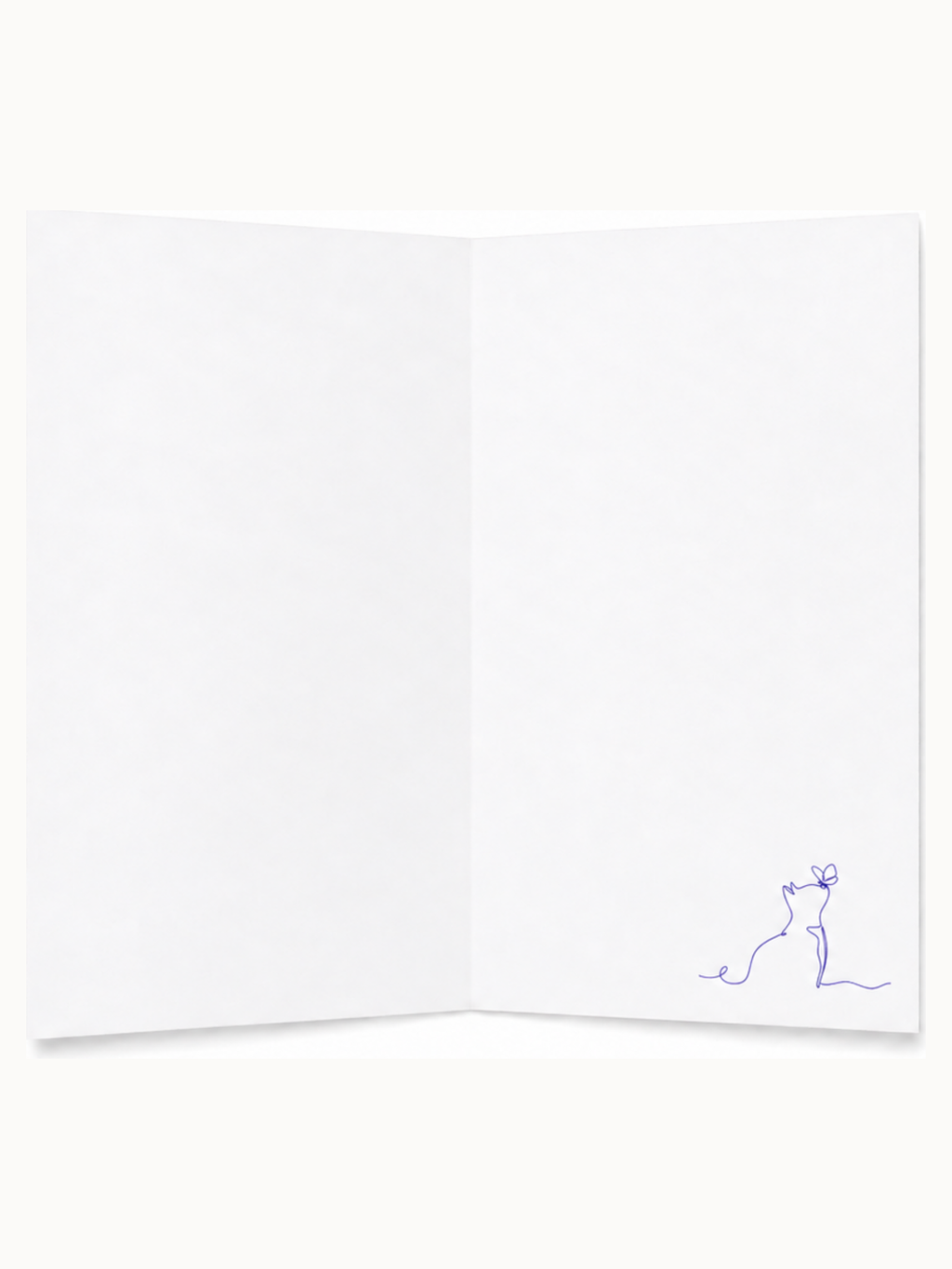 Kari Mail Kindred Spirits blank greeting card inside