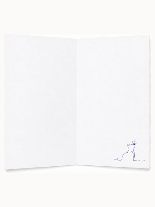 Kari Mail Kindred Spirits blank greeting card inside
