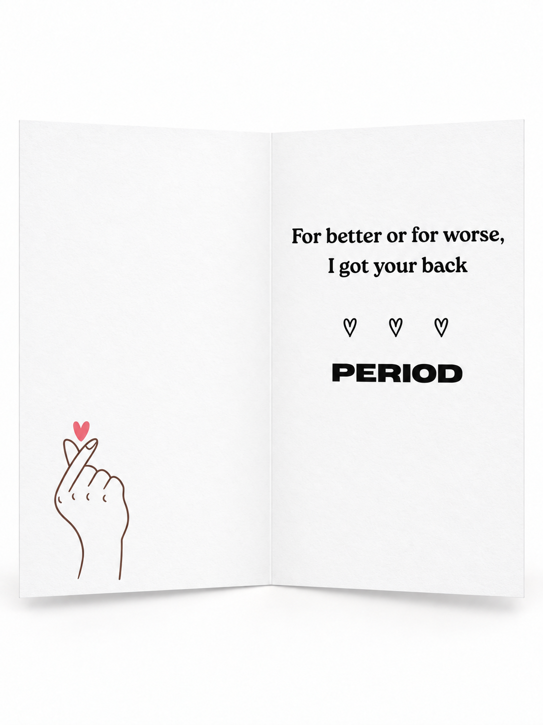 Life Is Better With My Best Friend greeting card full inside view