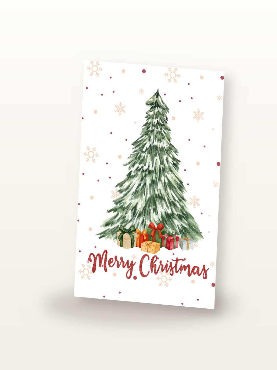 Merry Christmas Holiday Card front
