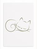 Kari Mail Peaceful Paws blank greeting card front
