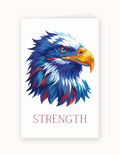 Strength military greeting card front