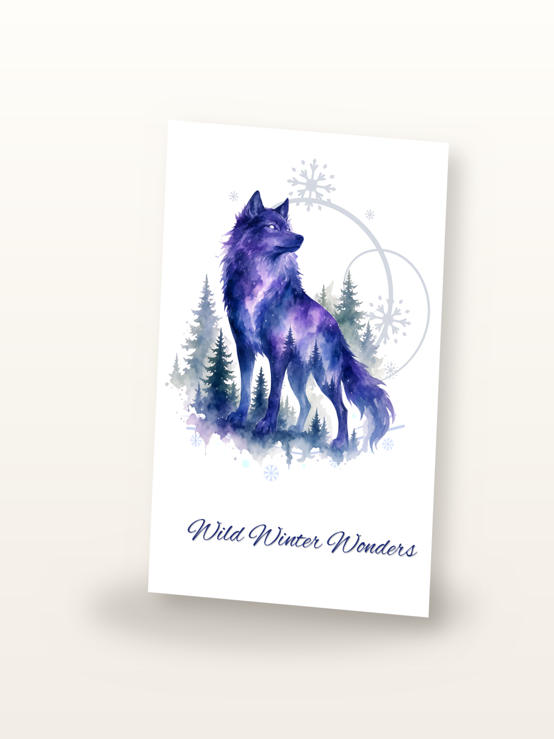 Wild Winter Wonders Holiday Card front